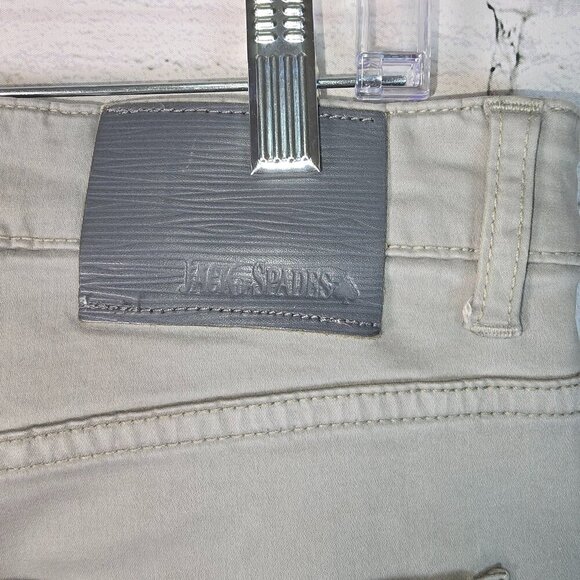 JACK OF SPADES HIGH ROLLER STRAIGHT LEG GRAY PANTS MENS SIZE 36 X 30 - Picture 3 of 7